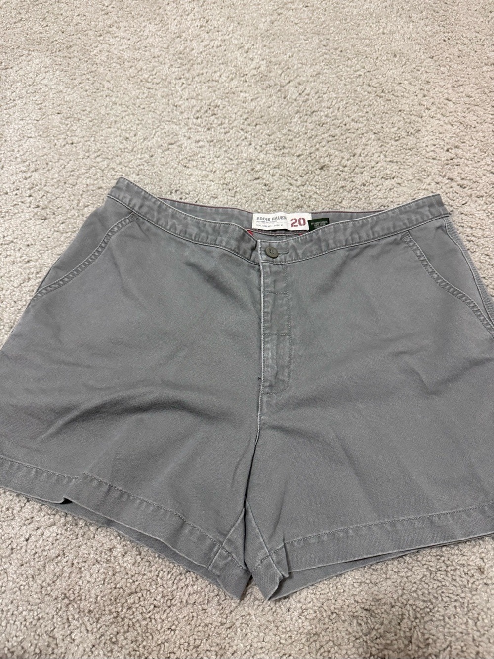 Eddie Bauer Light Gray Women's Casual Shorts
